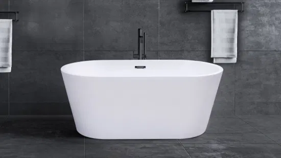 Sanitary Ware Ellipse Freestanding Acrylic Bathtub for Adult